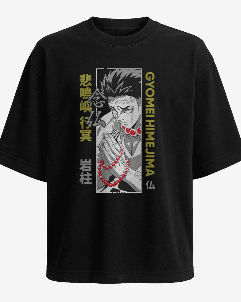 Polera Oversize Negro de Pilar Gyomei