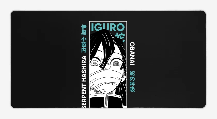 Mouse pad Gamer Negro de Pilar Iguro