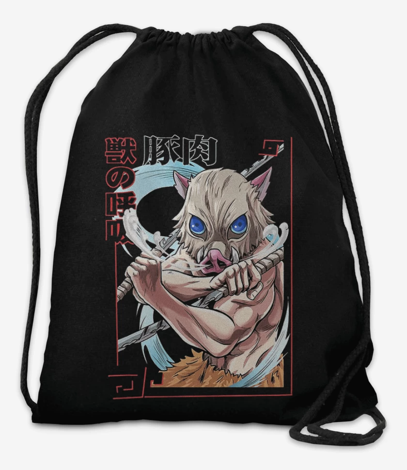 Mochila Negro de Inosuke Bestia
