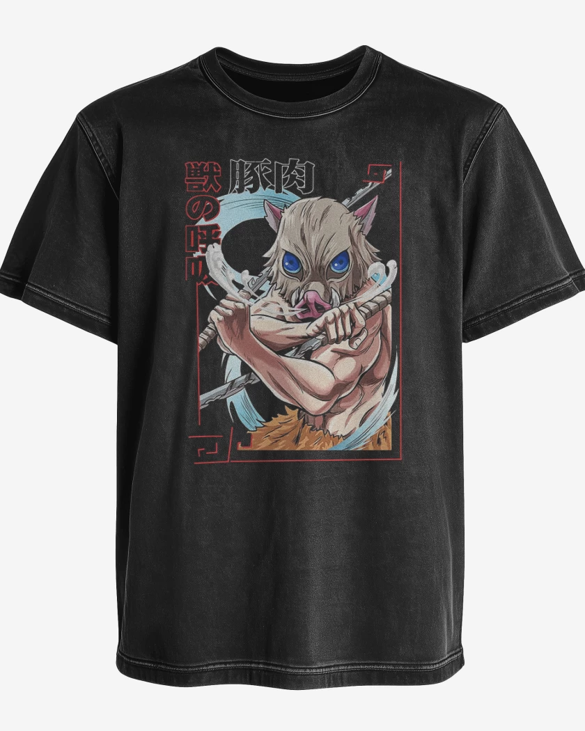 Polera desgastada Inosuke Bestia