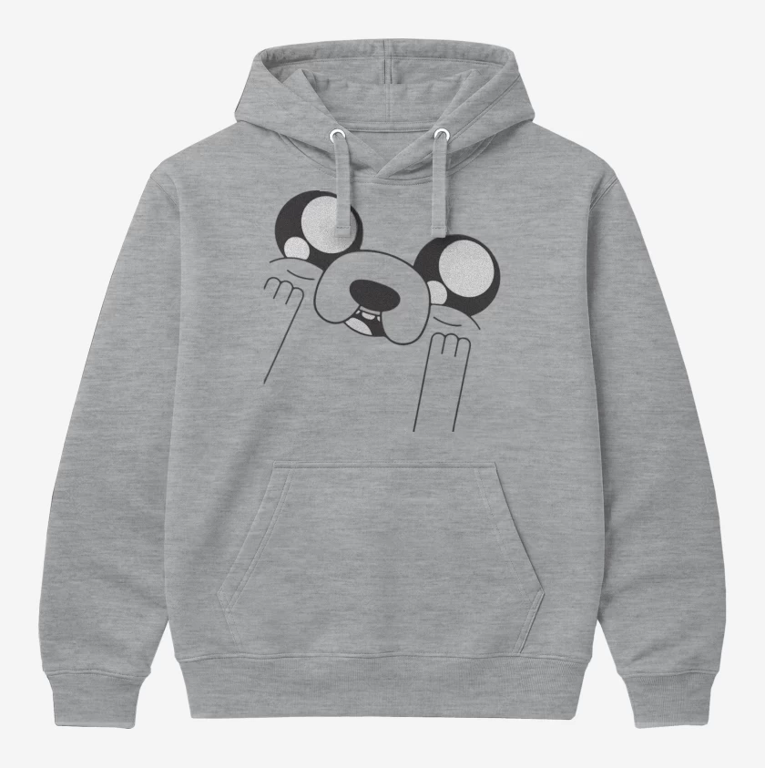 Polerón Canguro Gris Melange de Jake 3