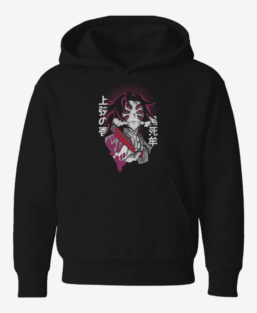 Poleron de niño Negro de KOKUSHIBO DEMON