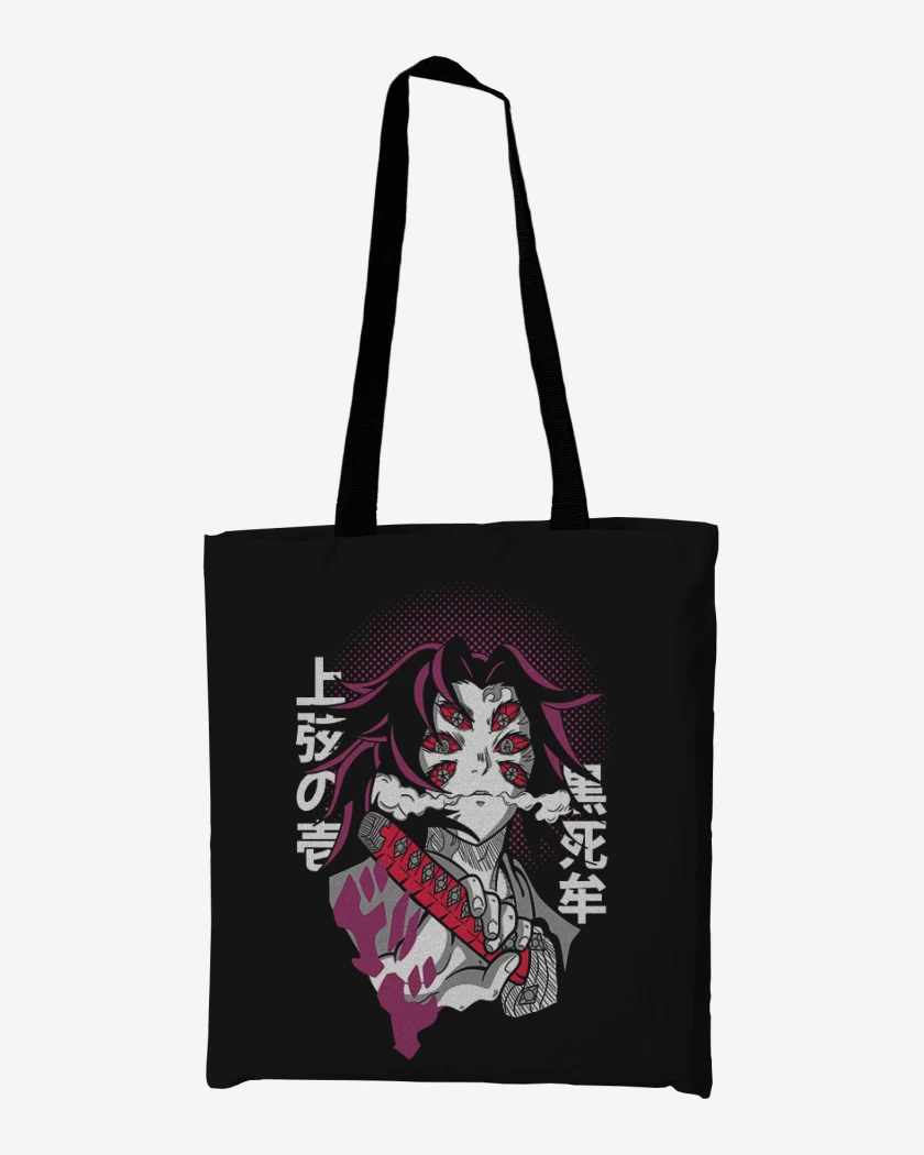 Totebag Negro de KOKUSHIBO DEMON