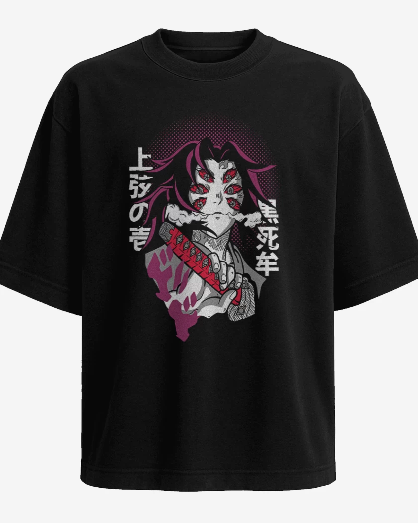 Polera Oversize Negro de KOKUSHIBO DEMON
