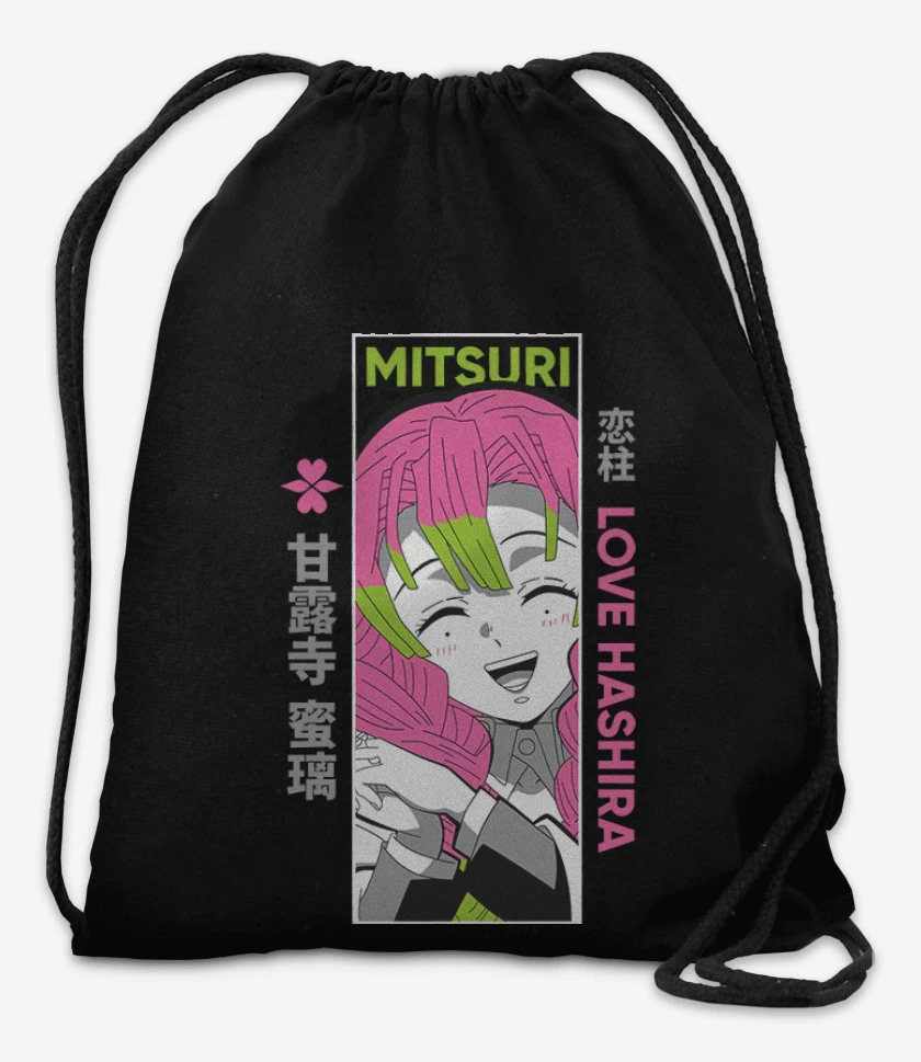 Mochila Negro de Mitsuri Pilar