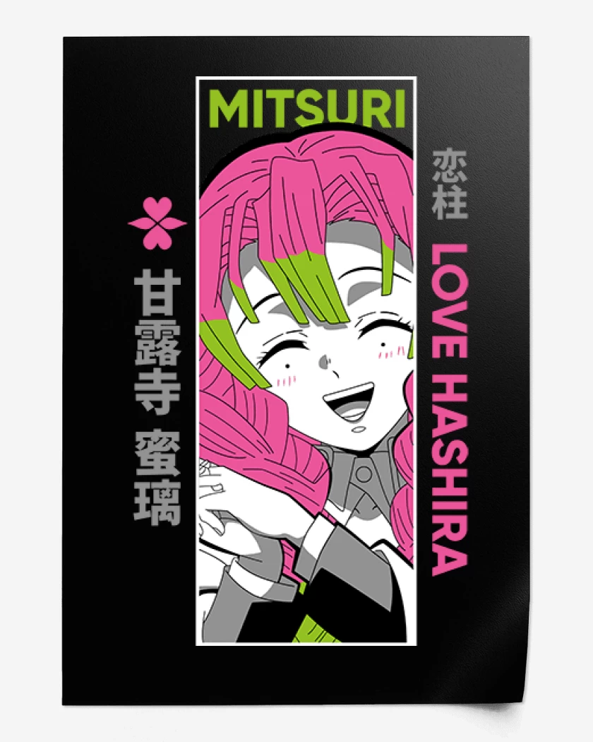 Print Negro de Mitsuri Pilar