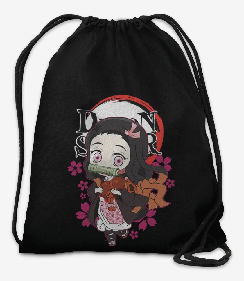 Mochila Negro de Nezuko Chivi