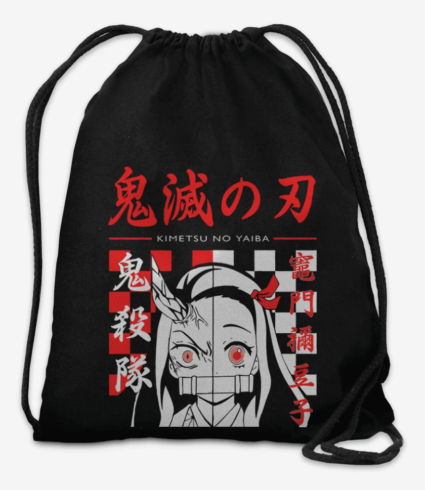 Mochila Negro de Nezuko demon
