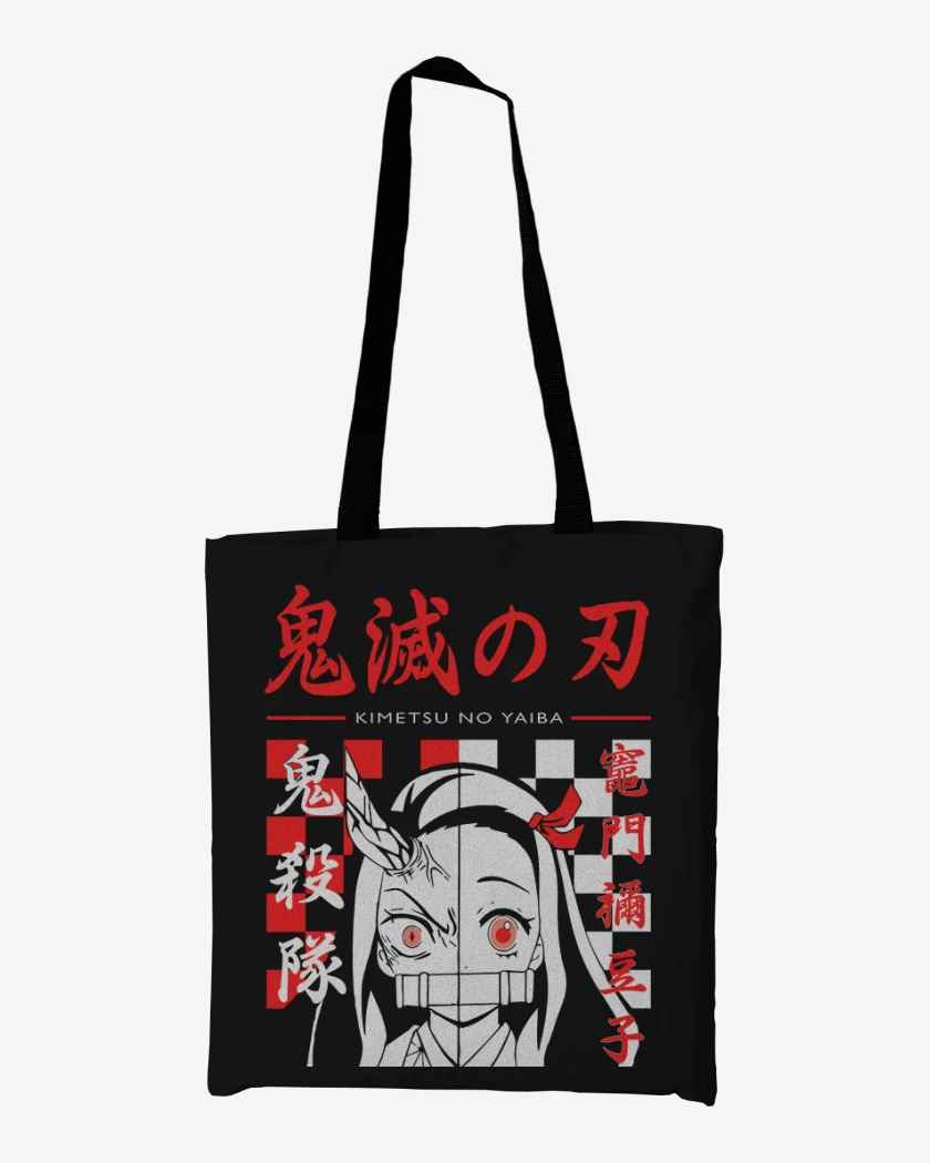 Totebag Negro de Nezuko demon