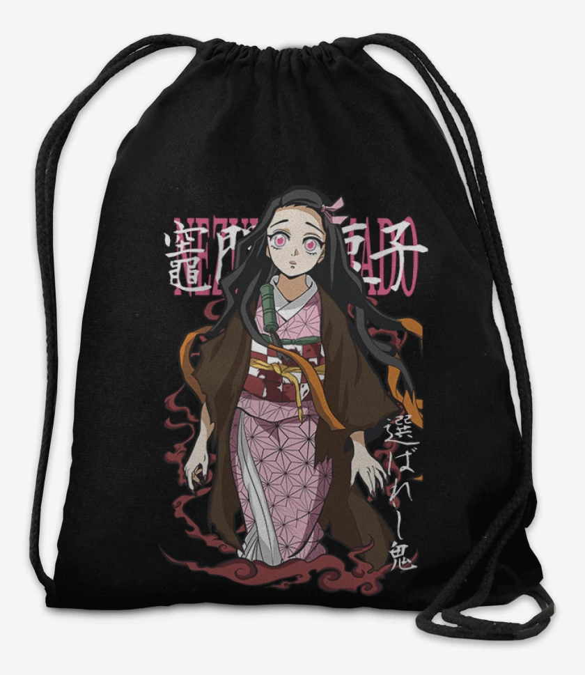 Mochila Negro de Nezuko kamado 2
