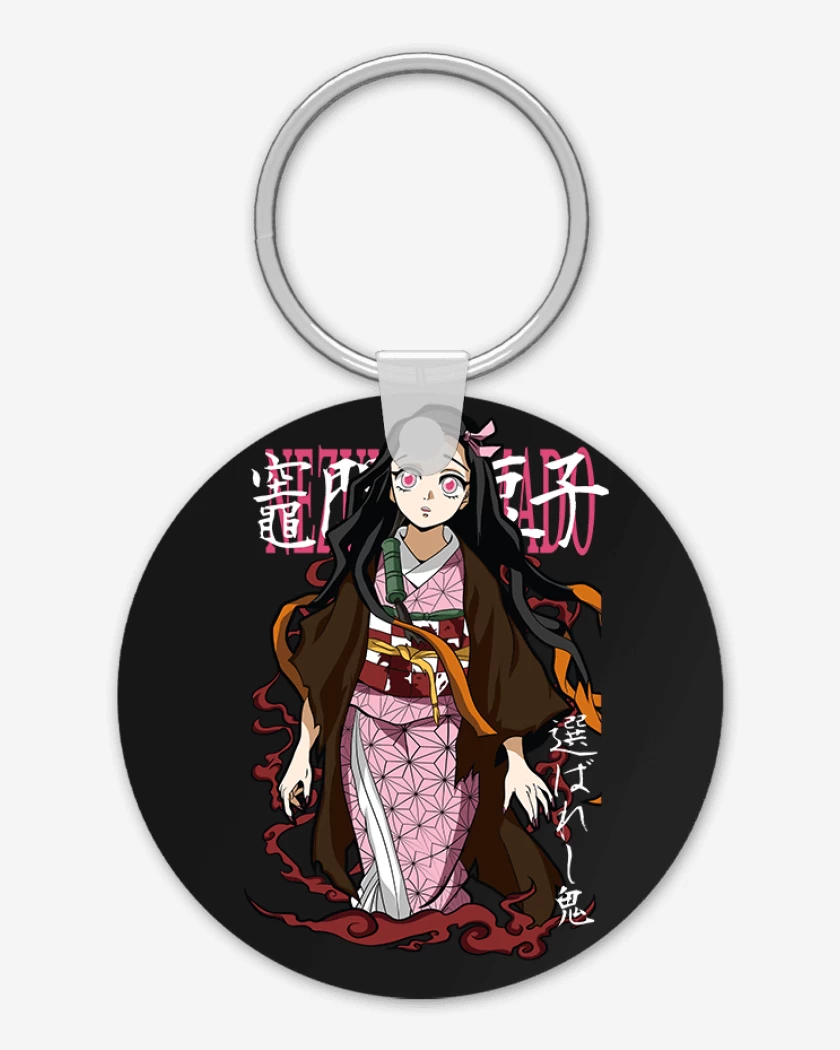 Llavero Negro de Nezuko kamado 2