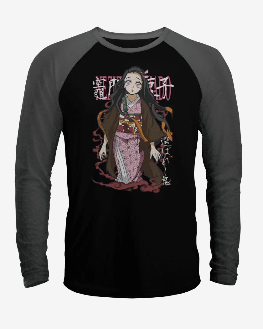 Polera Raglan Nezuko kamado 2