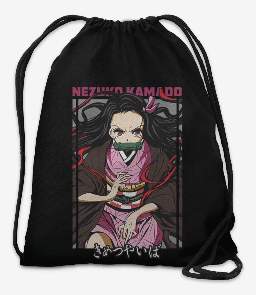 Mochila Negro de Nezuko Kamado demon