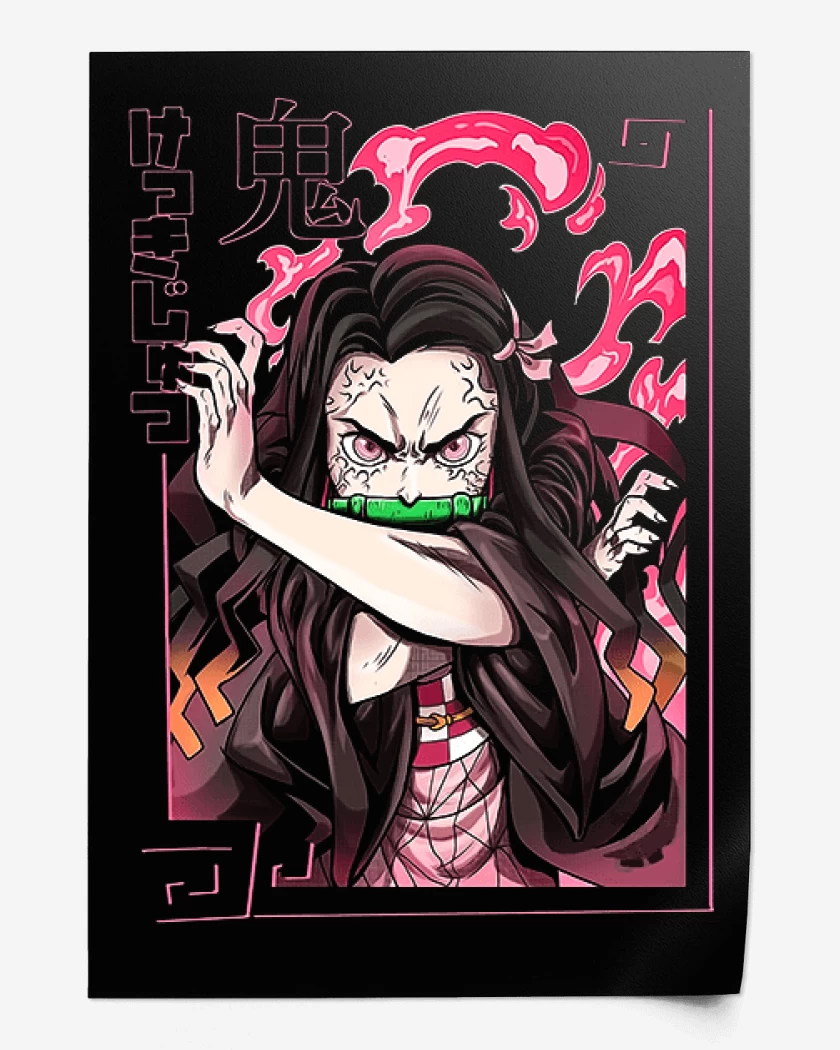 Print Nezuko Kimetsu no yaiba