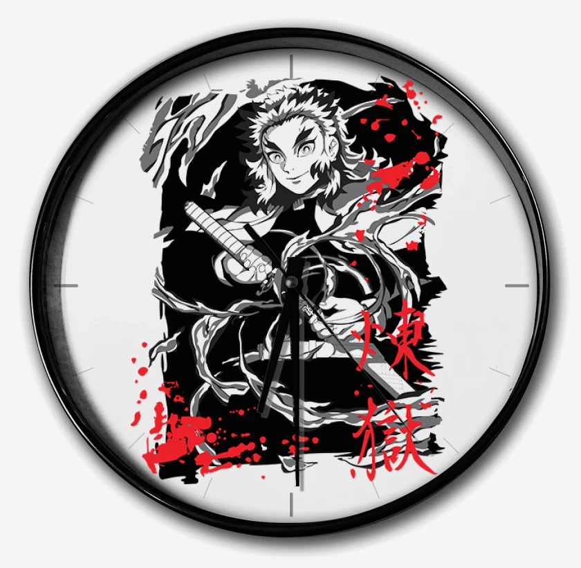 Reloj Blanco de Rengoku pilar de fuego