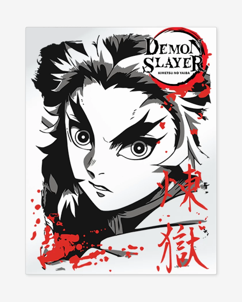 Print metalico Blanco de Rengoku 2