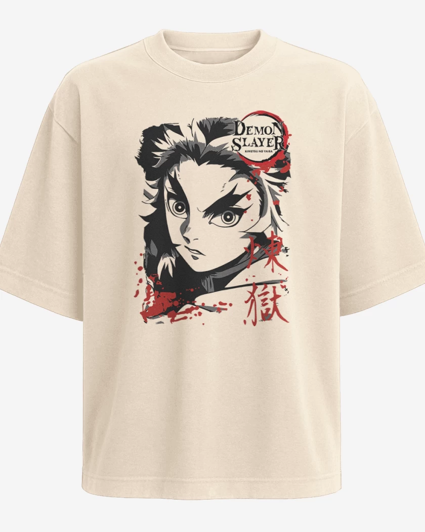 Polera Oversize Beige de Rengoku 2