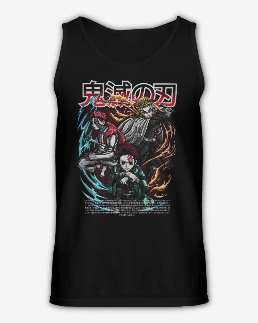 Sudadera Rengoku y Tanjiro vs Akaza