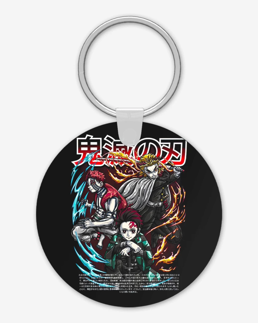 Llavero Rengoku y Tanjiro vs Akaza