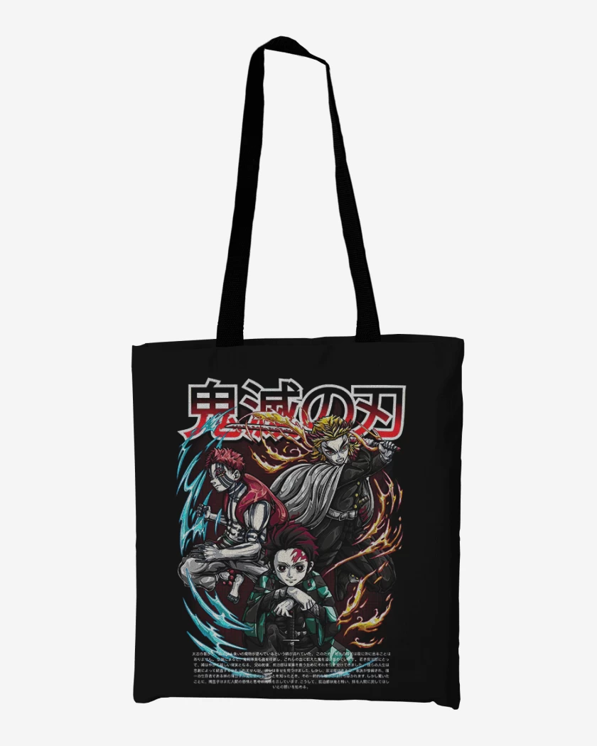 Totebag Rengoku y Tanjiro vs Akaza