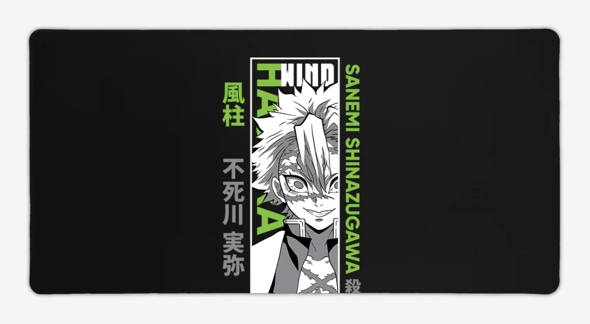 Mouse pad Gamer Negro de Pilar Sanemi