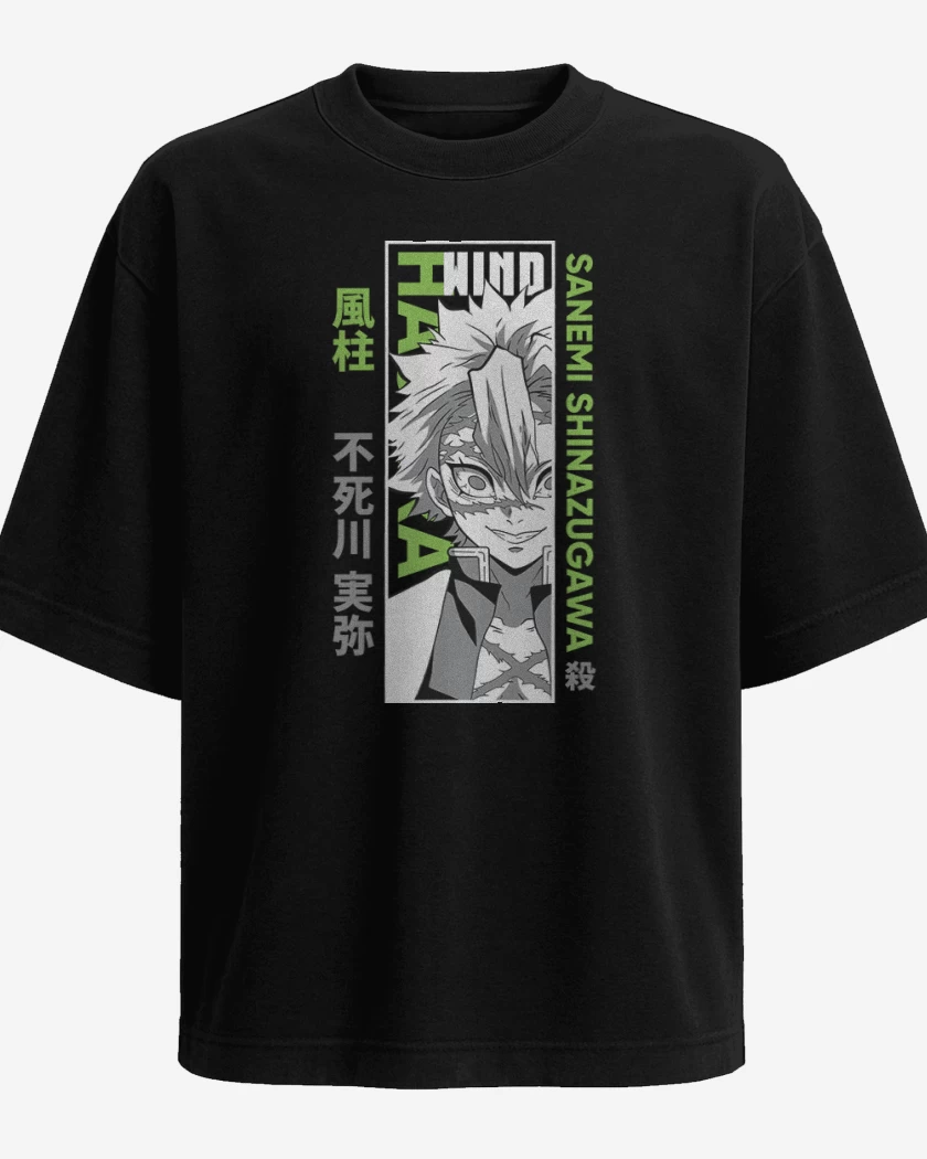 Polera Oversize Negro de Pilar Sanemi