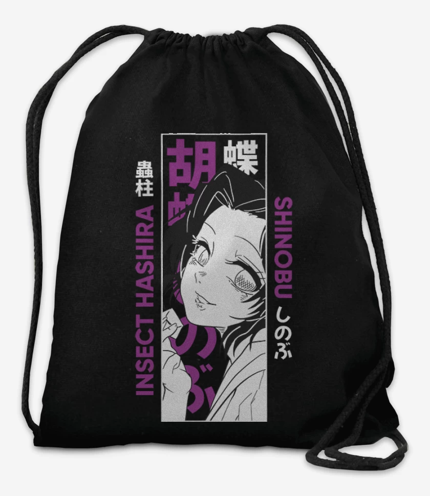 Mochila Negro de Shinobu pilar del insecto