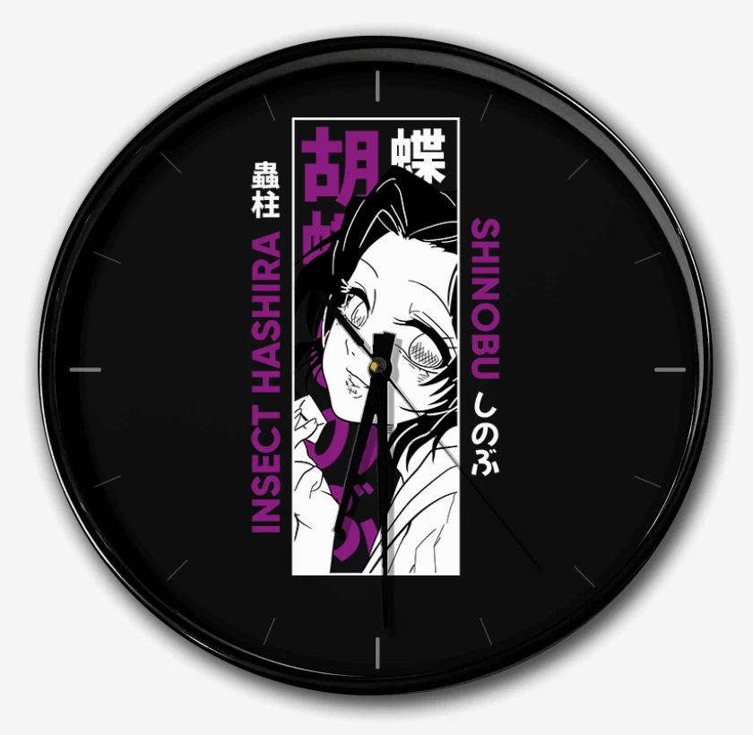 Reloj Negro de Shinobu pilar del insecto