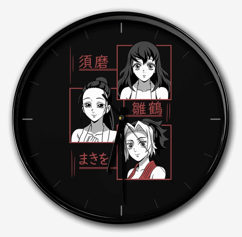 Reloj Negro de Suma Hinatsuro y Makio