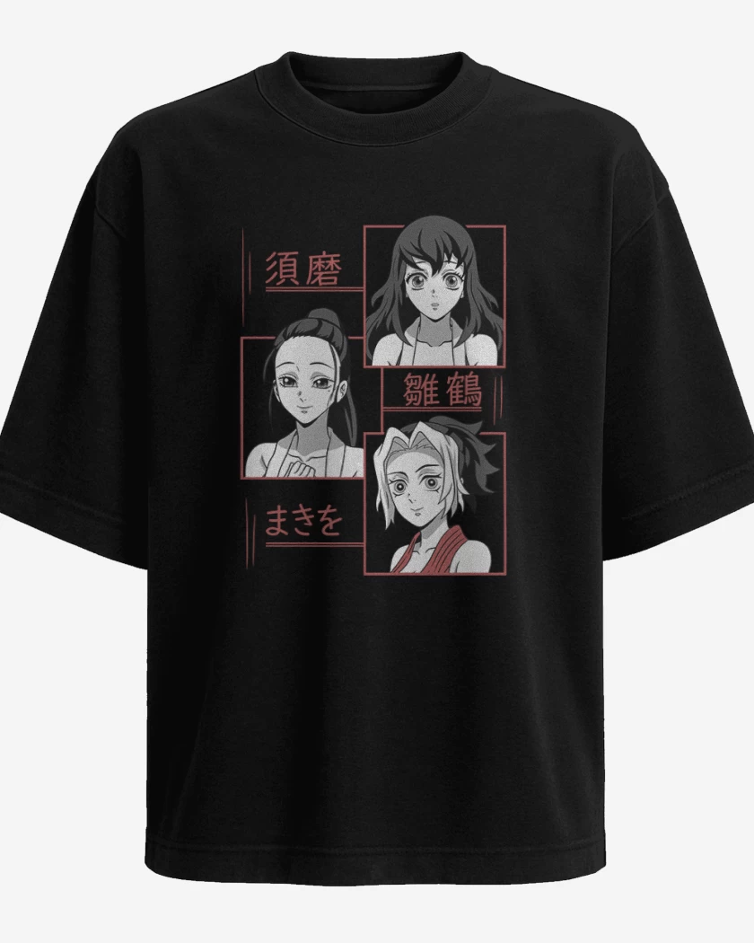 Polera Oversize Negro de Suma Hinatsuro y Makio