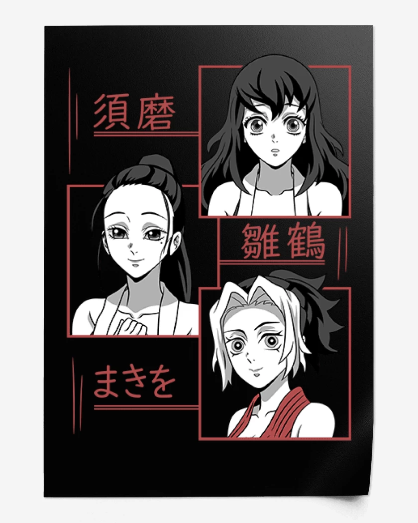 Print Suma Hinatsuro y Makio