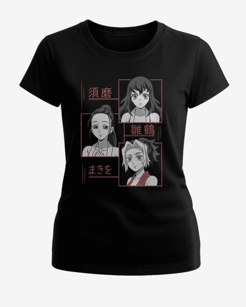 Polera de Mujer Negro de Suma Hinatsuro y Makio