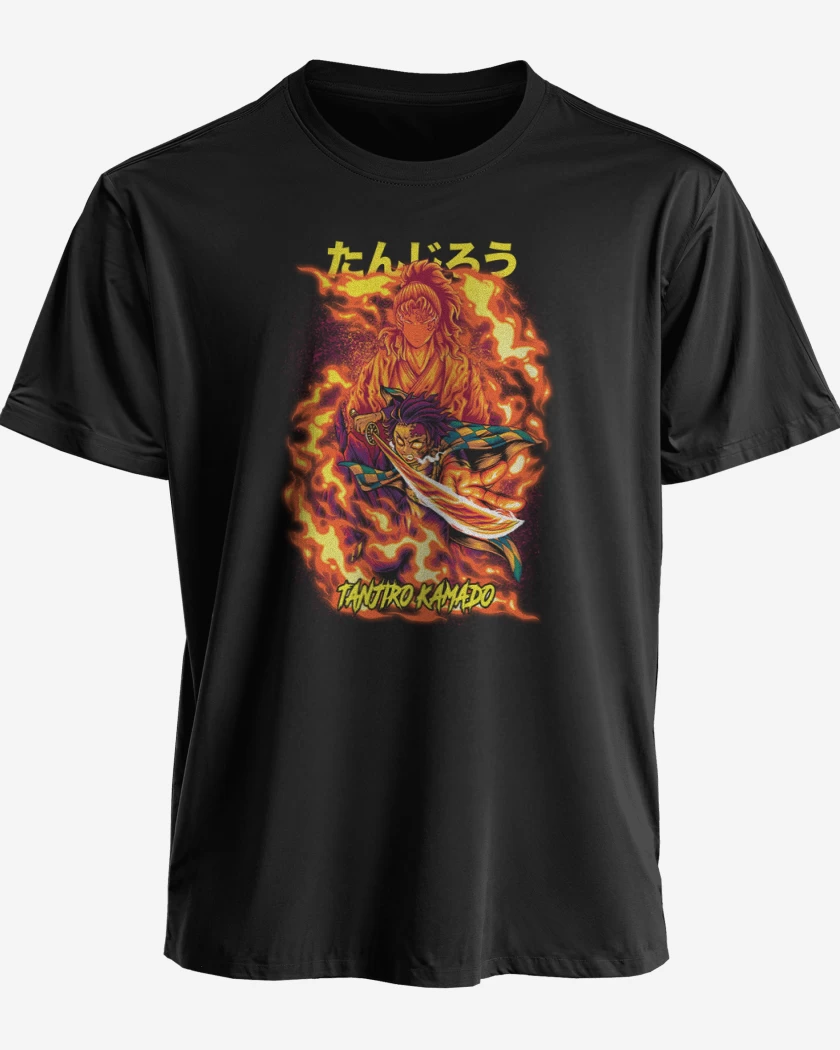 Polera Tanjiro Kamado Respiración solar 