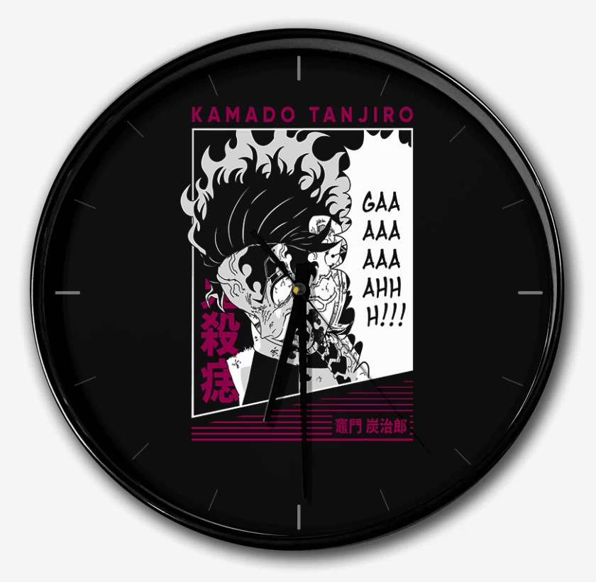 Reloj Negro de Tanjiro Rage