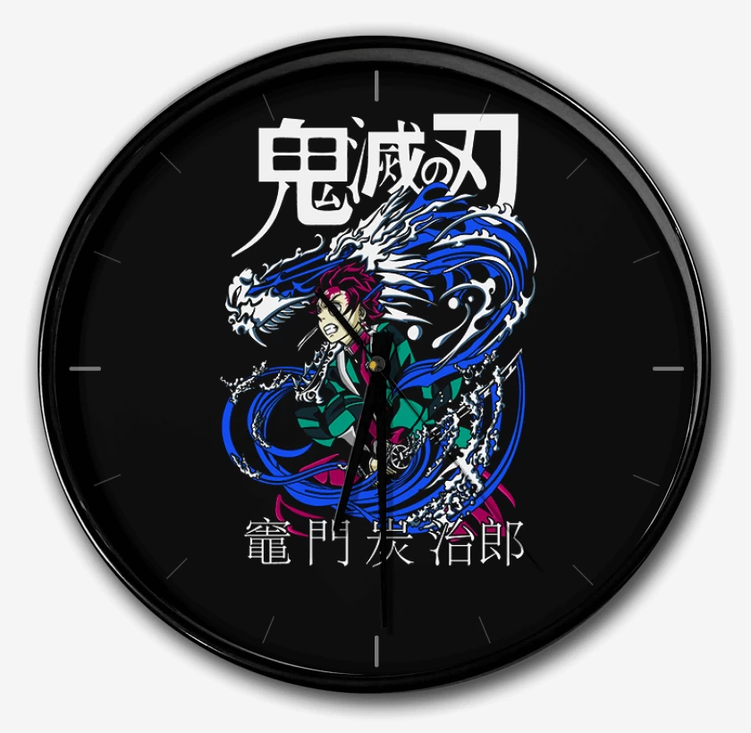 Reloj Negro de Tanjiro Respiracion del agua