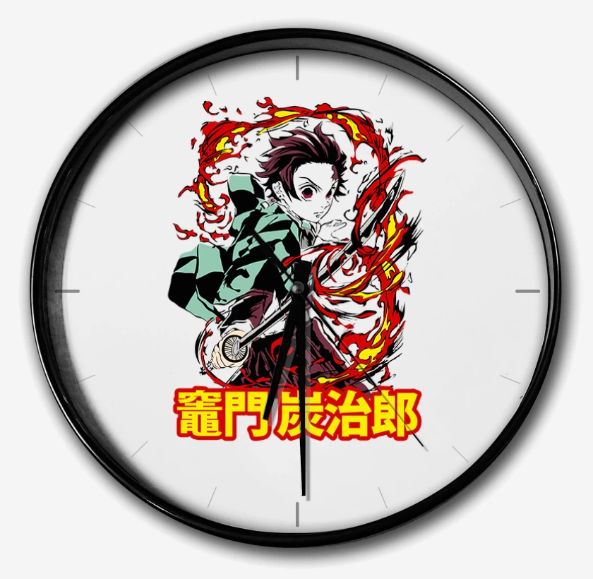 Reloj Blanco de Tanjiro Respiracion solar
