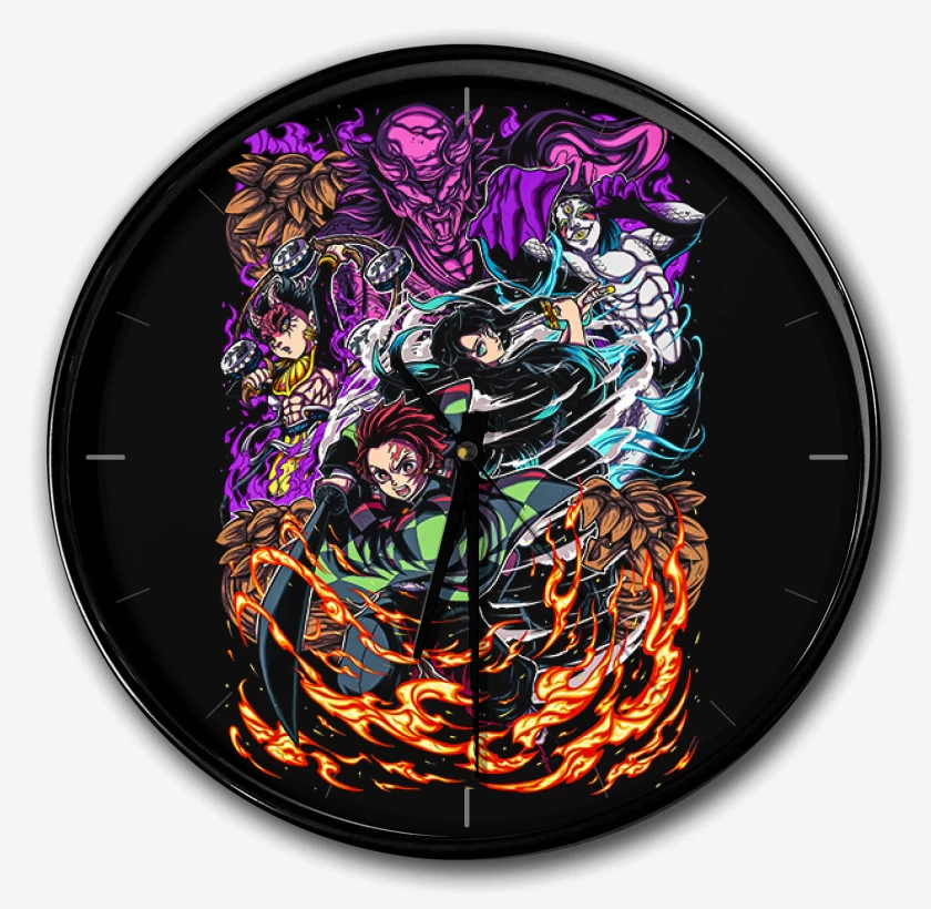 Reloj Negro de Tanjiro And Tokito