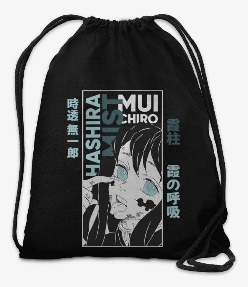 Mochila Negro de Tokito pilar de la Niebla