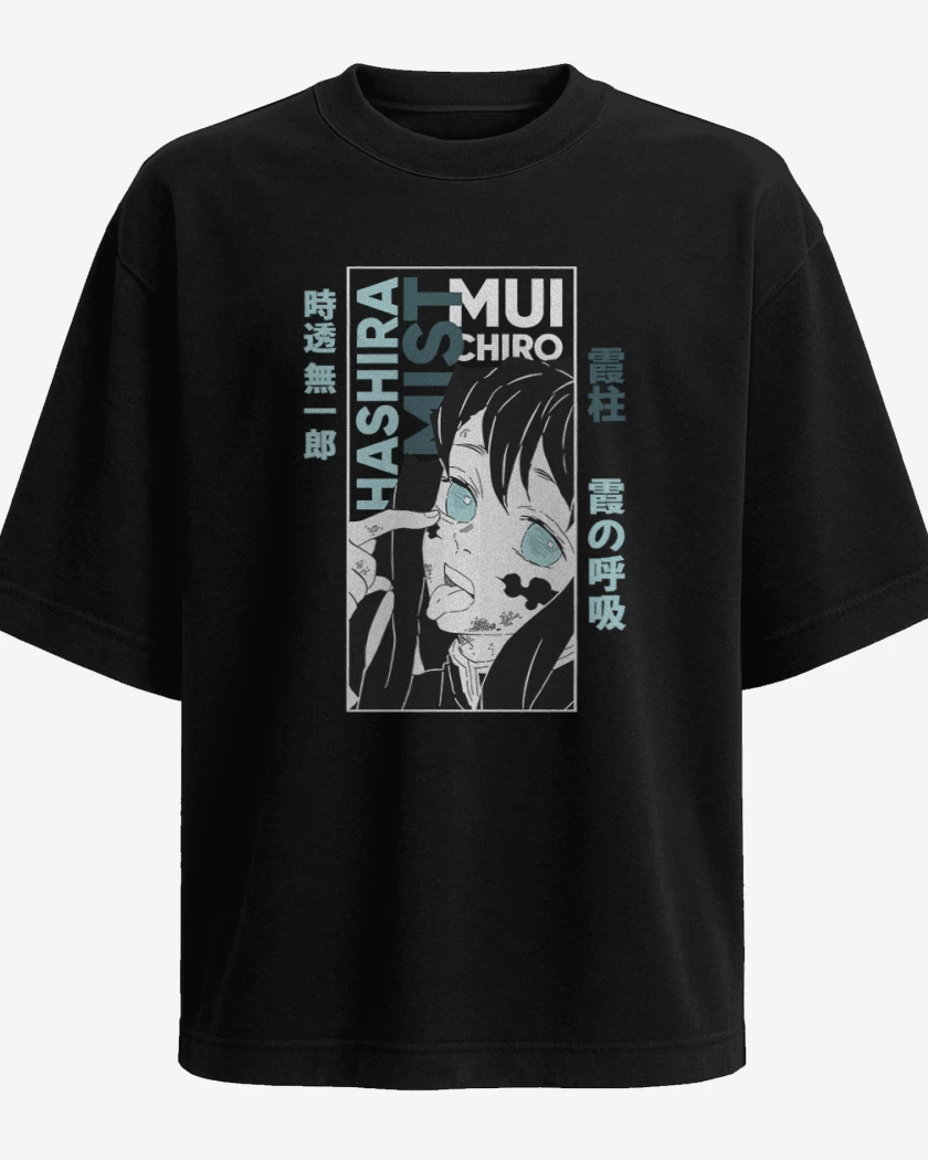Polera Oversize Tokito pilar de la Niebla