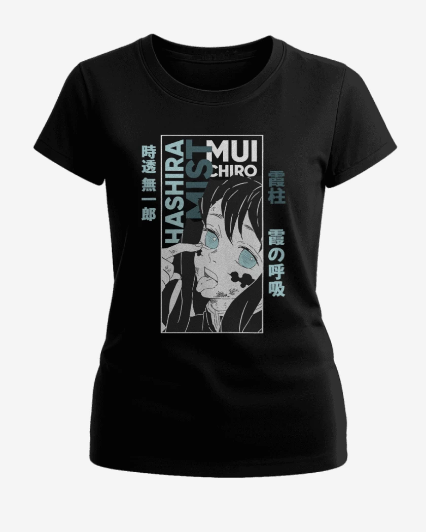 Polera de Mujer Negro de Tokito pilar de la Niebla