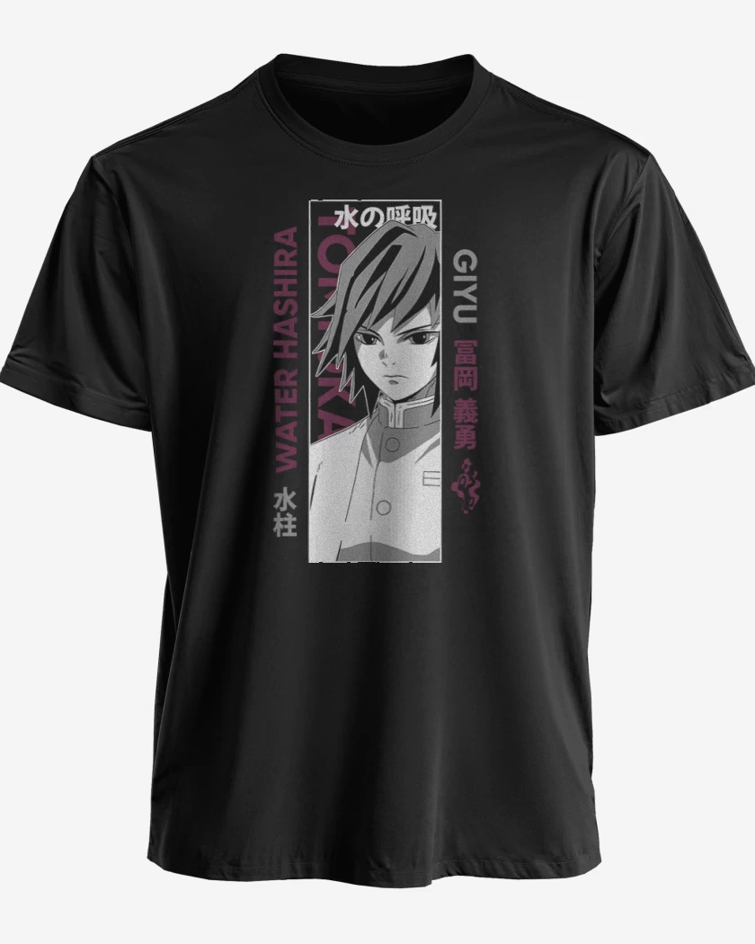 Polera premium Negro de Tomioka pilar del Agua