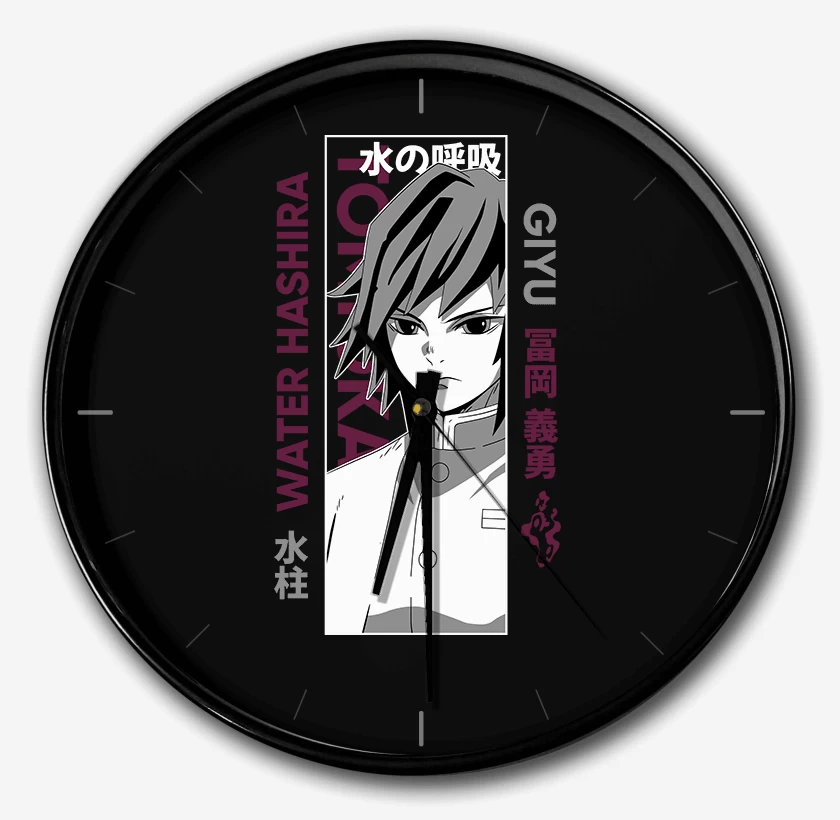 Reloj Negro de Tomioka pilar del Agua
