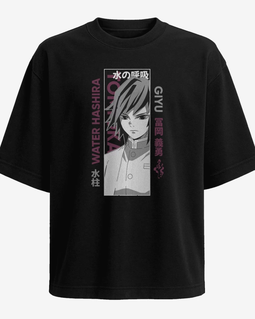 Polera Oversize Negro de Tomioka pilar del Agua