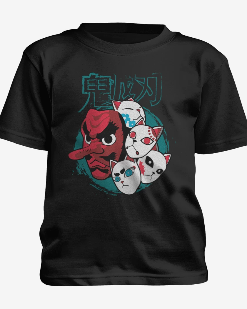 Polera de niño Negro de Urokodaki