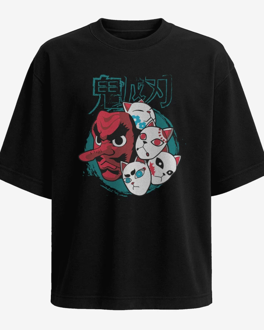 Polera Oversize Negro de Urokodaki