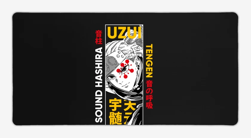 Mouse pad Gamer Negro de Uzui 