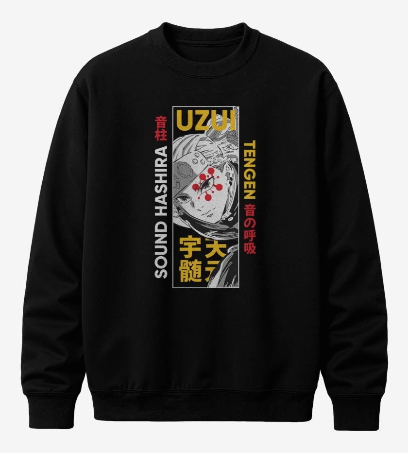 Poleron polo Negro de Uzui 