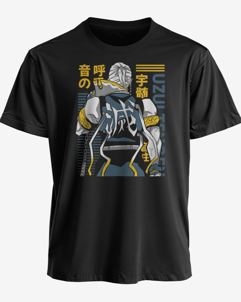 Polera premium Negro de Uzui Tengen