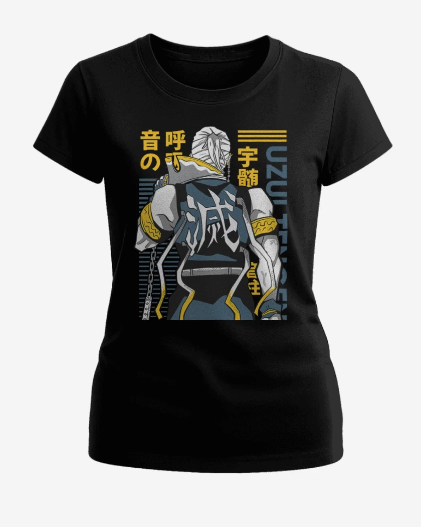 Polera de Mujer Negro de Uzui Tengen
