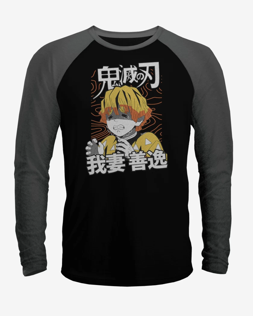 Polera Raglan Zenitsu Agatsuma Rayo